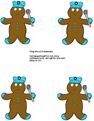 Paper Gingerbread Cutouts- Gingerbread Ornaments For Sunday school