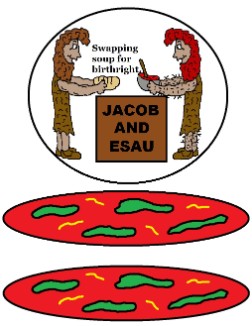 Jacob and Esau Soup Paper Lunch Bag Craft