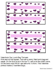 Valentine's Day Treat Bag Toppers For Kids