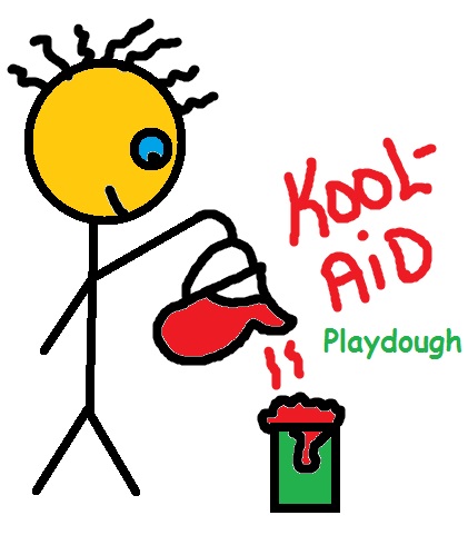 How to make koolaid playdough