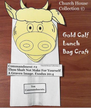 Golden Calf Lunch Bag Craft