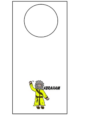 Abraham Doorknob Hanger