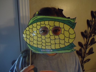 God Made Corn Face Mask Craft