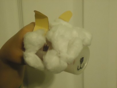 Sheep Cup Craft for Noah's Ark The parable of the Lost Sheep Crafts