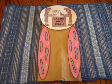 Jacob and Esau Paper Lunch bag Craft