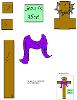 Easter Crafts for Sunday school Cross Cutout Picture