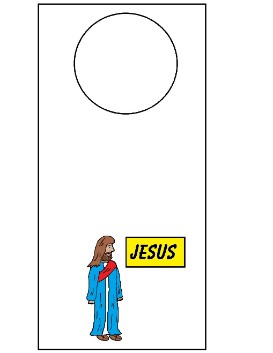 Jesus Doorknob Hanger