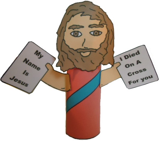 Jesus Toilet Paper Roll Craft