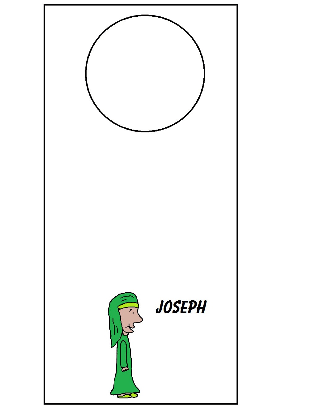 Joseph Doorknob Hanger