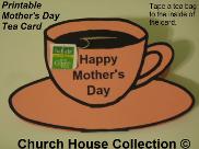 Printable Mother's Day Tea Card