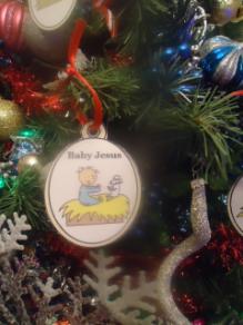 Baby Jesus Ornaments printable