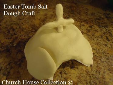 Easter Tomb Salt Dough Craft For kids