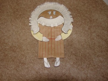 Abraham Paper Bag Puppet Craft