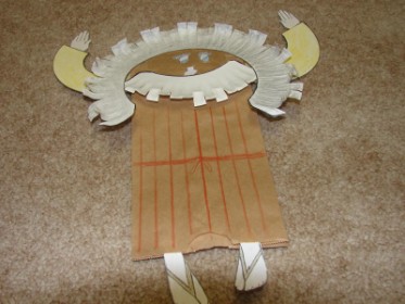 Abraham Paper Bag Puppet Craft