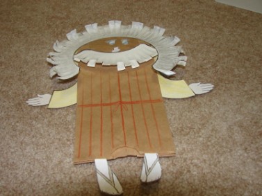 Abraham Paper Bag Puppet Craft