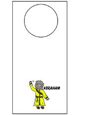 Abraham Doorknob Hanger