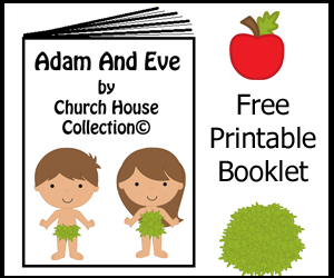 Adam and Eve Free Mini Booklet Printable -Sunday School Crafts For Kids