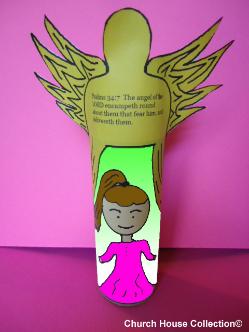 Angel of the Lord Toilet Paper Roll Craft For Sunday School