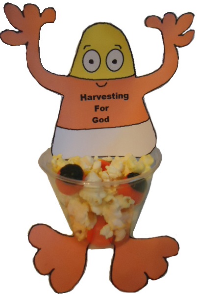 Candy Corn Harvesting For God Cup Craft