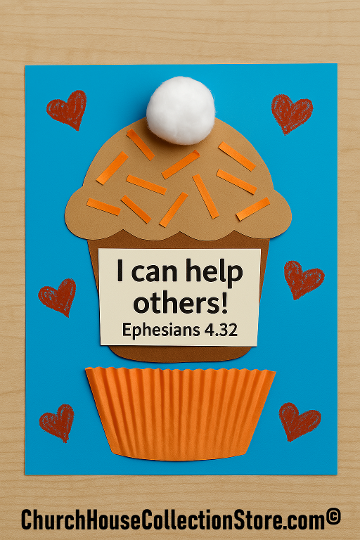 Cupcake Bible Craft
