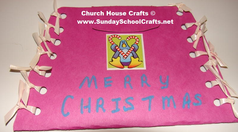 No sew Christmas Pouch For Kids