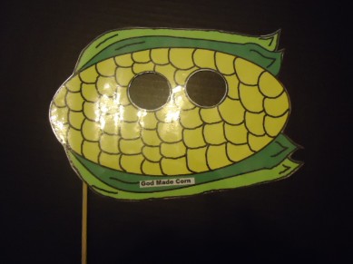God Made Corn Face Mask Craft
