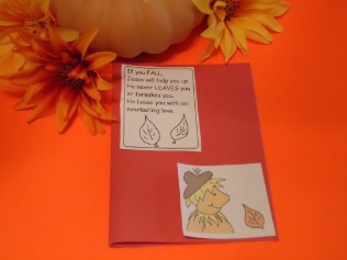 Fall Scarecrow Card Craft
