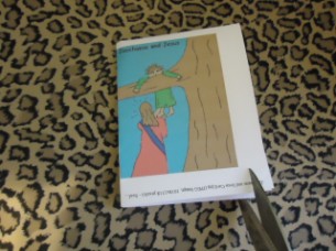 Zacchaeus And Jesus Card Craft