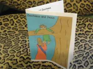 Zacchaeus And Jesus Card Craft