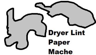 Dryer Lint Paper Mache Recipe