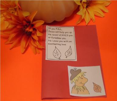 fall sunday school crafts