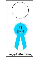 Father's Day Door Knob Hanger