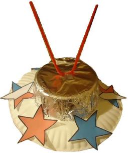 Fourth of July Hat Sunday School Craft | | Sunday School Crafts For The Fourth Of July | Church House Collection | Using a paper plate