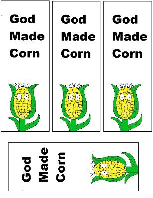 God Made Corn Bookmarks