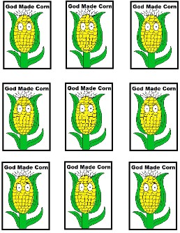 God Made Corn Template