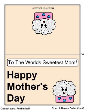Printable Mother's Day Cards For Kids To Color Make