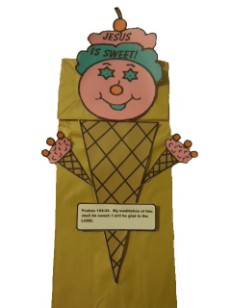 Ice Cream Cone Lunch Bag Craft