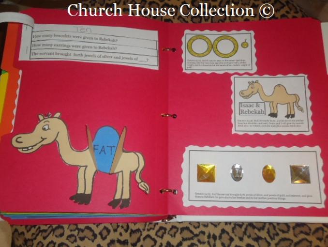 Isaac And Rebekah Lapbook For Sunday school or children's church