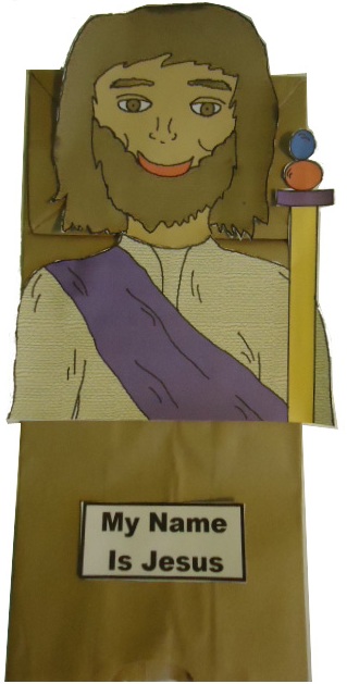 Jesus Paper Lunch Bag Craft