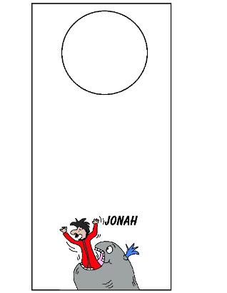 Jonah And The Whale Doorknob Hanger
