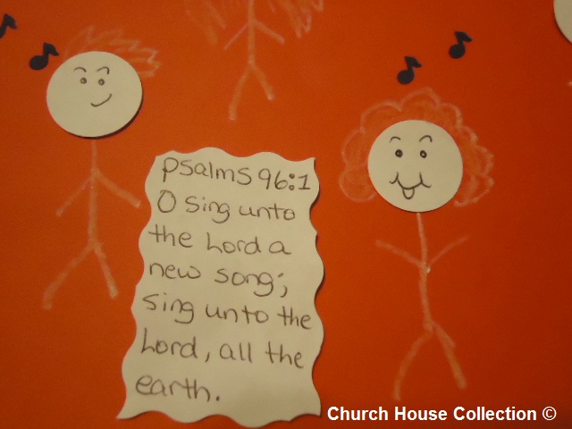 Kids Singing Praise To The Lord Craft Psalms 96:1  O sing unto the LORD a new song: sing unto the LORD, all the earth.