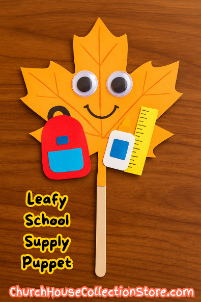 The Leaf Is Off To School Preschool Lesson (non-religious)