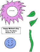 Mother's Day Flower Crafts Honor Thy Mother and Father Matthew 19:19