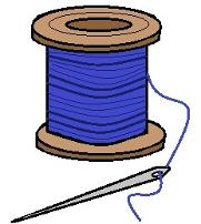 Needle and Thread Clipart