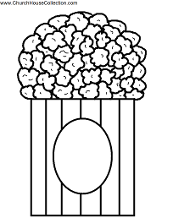 Popcorn Printable Template