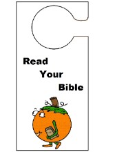 Pumpkin Carrying His Bible  