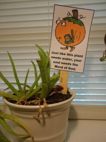 Pumpkin Plant Stake