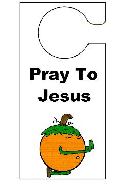 pumpkin Door knob hanger crafts