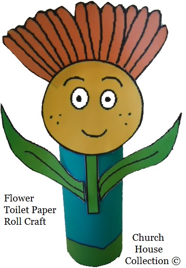 Flower Toilet Paper Roll Craft