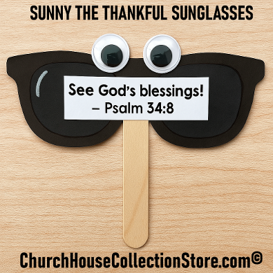 Sunglasses Bible Craft